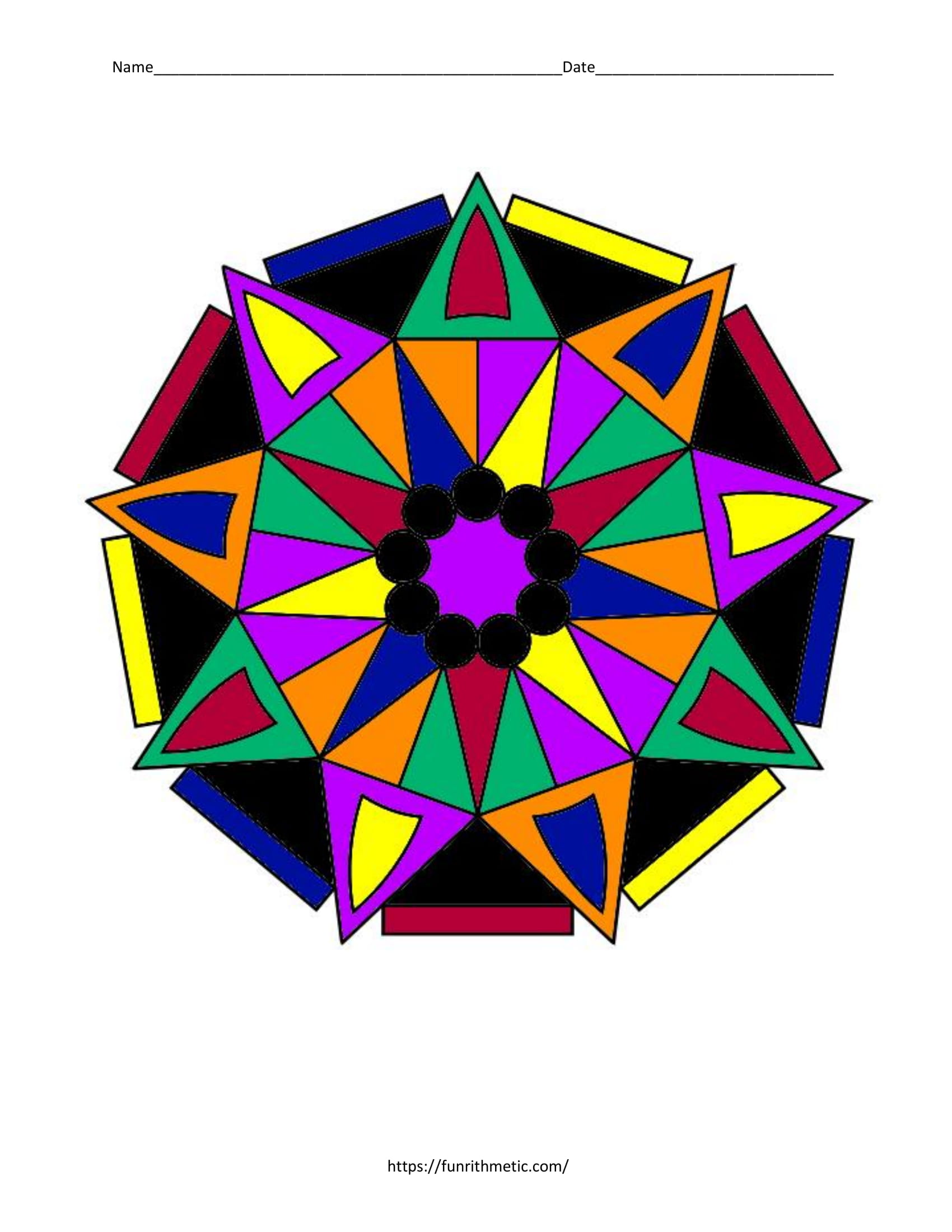 GCF Color by Number-5