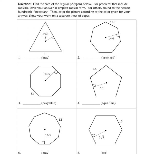 Areas of Regular Polygons