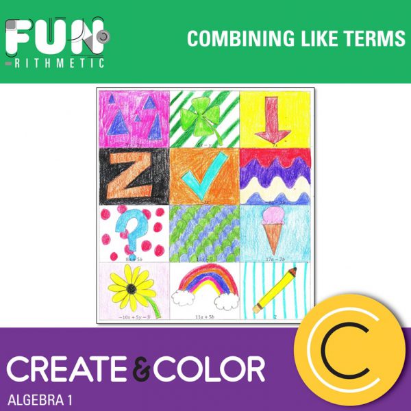 combining like terms activity