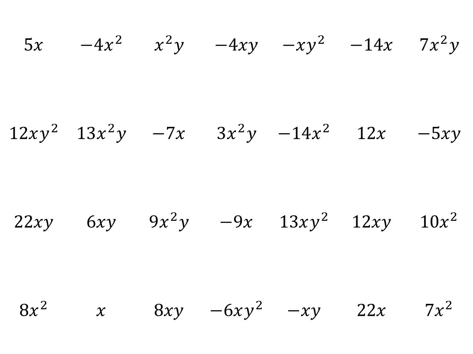 combining like terms stations combining like terms stations