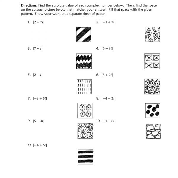 absolute value of complex numbers