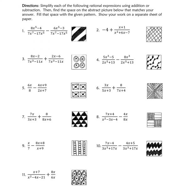 adding and subtracting rational expressions zen math
