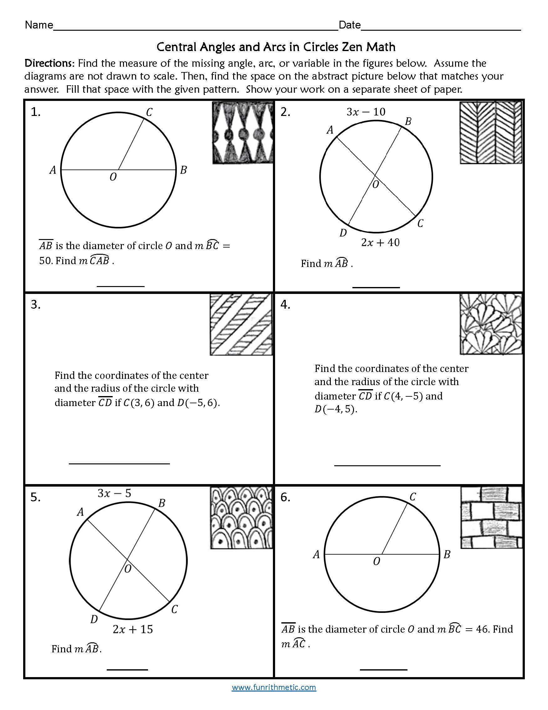 central angles and arcs in circles zen math_Page_3 central angles and arcs