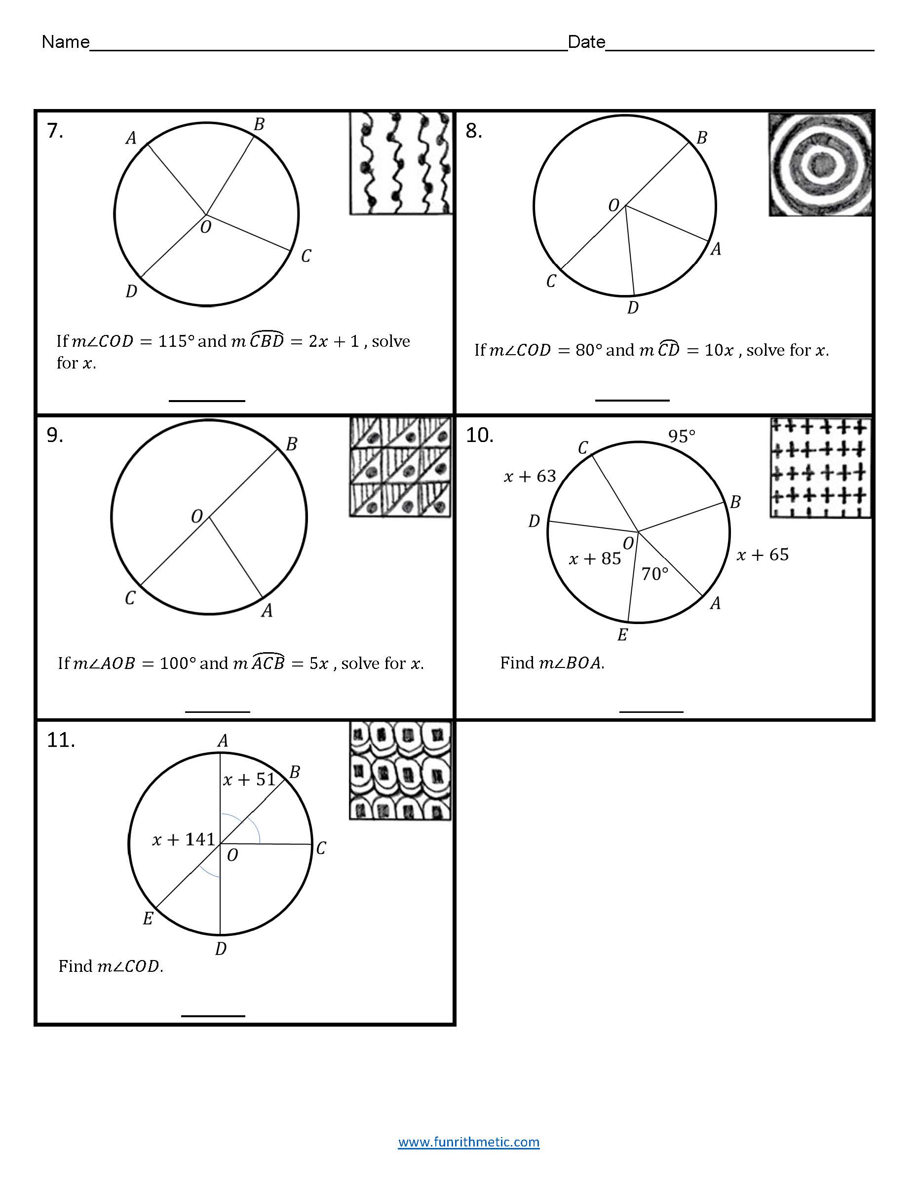 central angles and arcs central angles and arcs