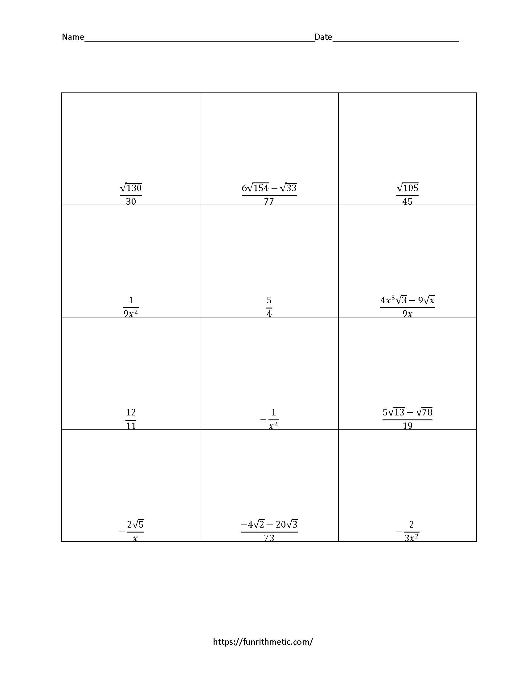 dividing radicals create and color_Page_3 dividing radicals activity