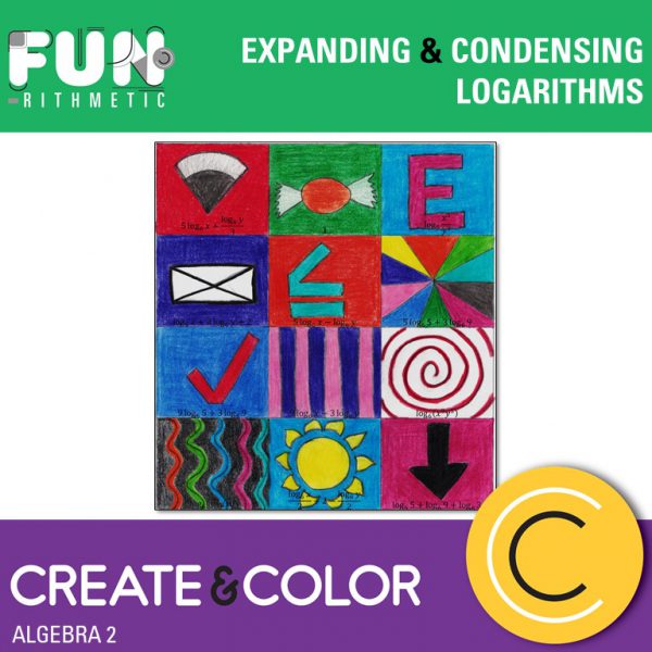 expanding and condensing logarithms activity