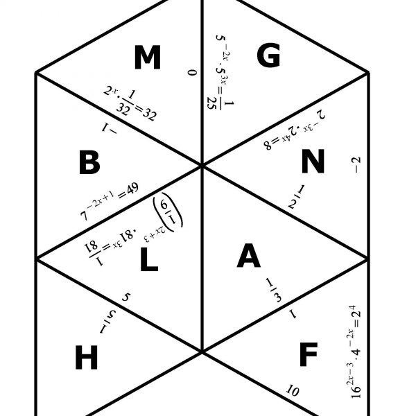 exponential equations puzzle