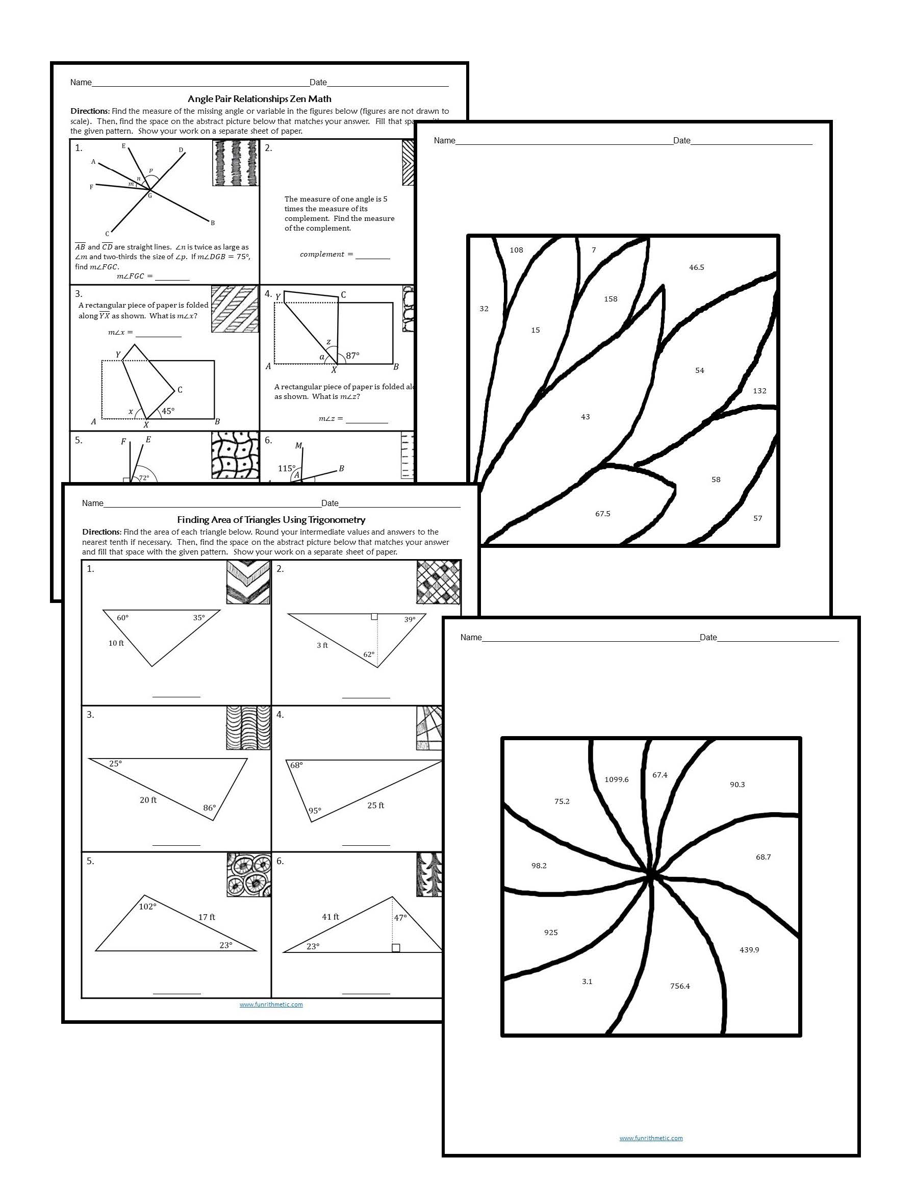 geometry worksheets zen math geometry worksheets zen math