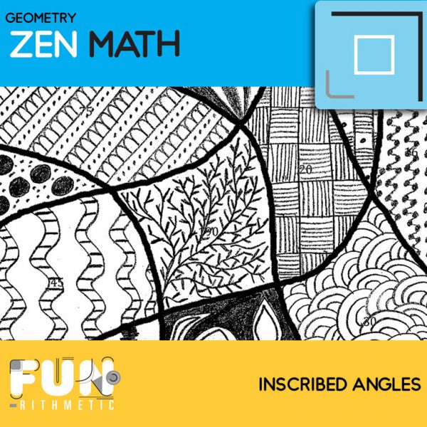 inscribed angles worksheet